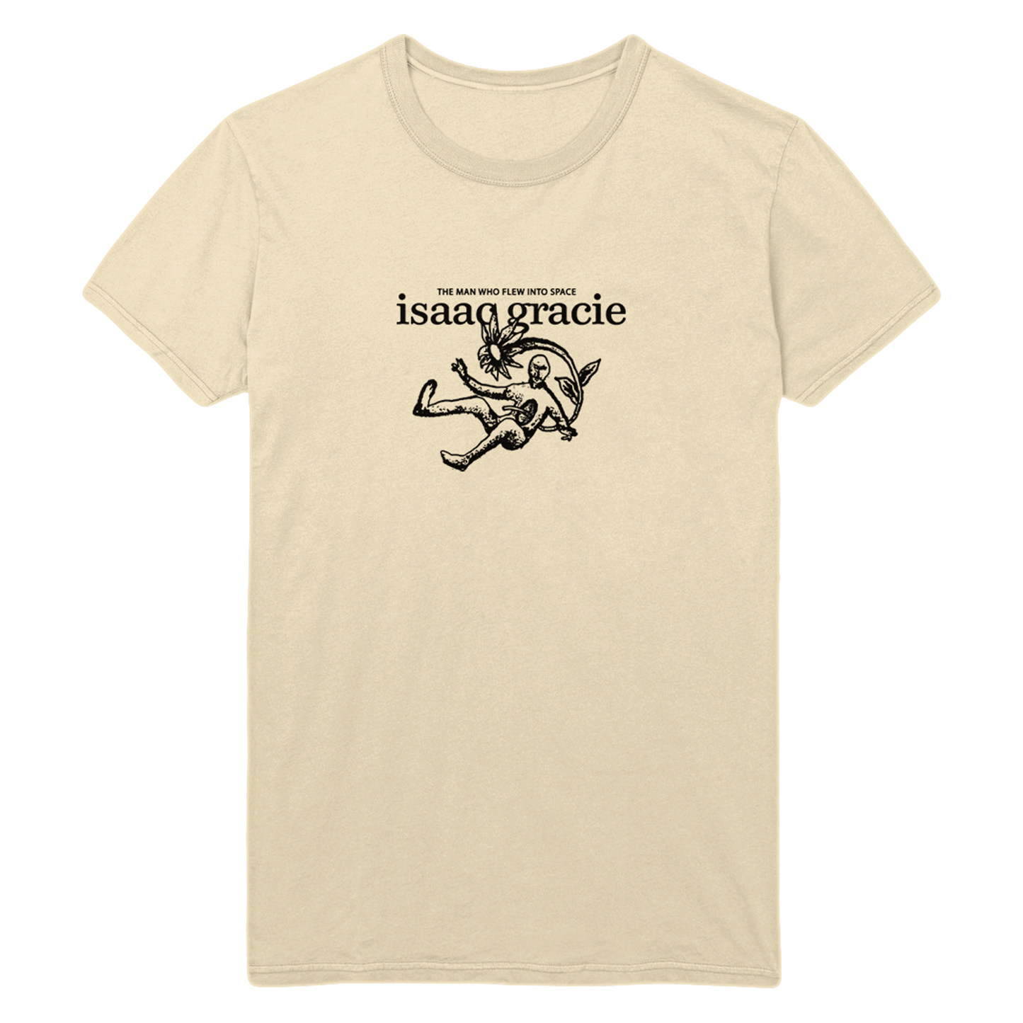 The Man Who Flew Into Space Natural T-Shirt